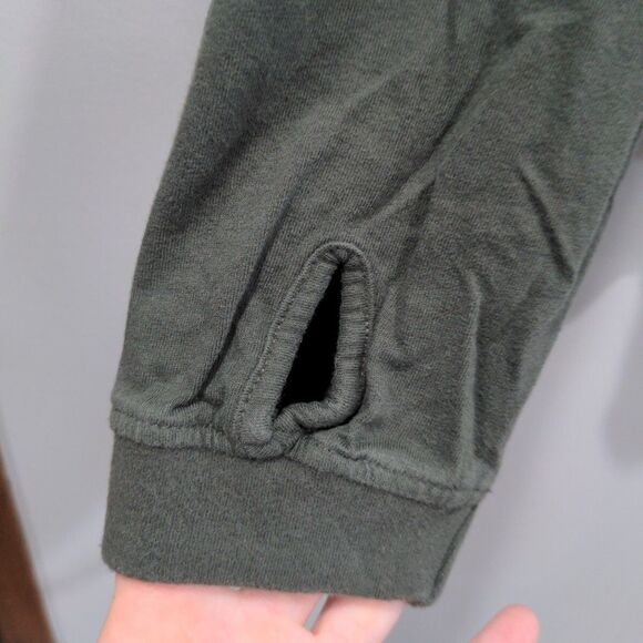 Kuhl Mens Wildfibre LS Pullover Shirt Size M Green Organic Cotton Hiking Outdoor - Picture 4 of 14